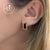 ต่างหูห่วงดีไซน์สวยคลาสสิค รุ่น MNC-ER707-B(Gold) ต่างหู ต่างหูแฟชั่น ต่างหูผู้หญิง เครื่องประดับผู้หญิง