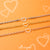 สร้อยคอลายโซ่สลับข้อรูปหัวใจ ดีไซน์สวยหวาน รุ่น MNC-N017 - สร้อยสแตนเลส สร้อยคอผู้หญิง