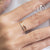 เครื่องประดับ ผู้หญิง แหวน สแตนเลสสตีล - แหวนดีไซน์สวยเก๋ไม่ซ้ำใครประดับ CZ สี พิ้งโกลด์ รุ่น MNC-R639-C
