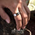 แหวนสแตนเลส ผิวเงาสวย สีทูโทน ดีไซน์สวยเก๋ รุ่น 555-R001 - แหวนแฟชั่น แหวนผู้หญิง แหวนสวยๆ