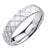 แหวนสแตนเลส สตีล ลายตาราง ดีไซน์เท่ห์ รุ่น 555-R034 - แหวนผู้ชาย แหวนแฟชั่น แหวนแฟชั่นชาย