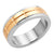แหวนสแตนเลส ผิว Hairline สไตล์มินิมอล ดีไซน์ Unisex รุ่น 555-R073 - แหวนผู้หญิง แหวนผู้ชาย