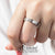 แหวนสแตนเลส สลักคำความหมายดี ตกแต่งด้วยเพชร CZ ดีไซน์ Unisex รุ่น 555-R078 - แหวนผู้หญิง แหวนผู้ชาย