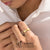 แหวนสแตนเลส ดีไซน์ Unisex ผิวสัมผัสแบบผิวทราย (Sand Dust) รอบวง รุ่น 555-R081 - แหวนผู้หญิง แหวนผู้ชาย