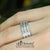 แหวนสแตนเลส สตีล สำหรับผู้หญิง เพิ่มความโดดเด่นด้วยผิวทราย (Sand Dust) ดีไซน์สวย รุ่น 555-R084 - แหวนสแตนเลส แหวนผู้หญิง แหวนสวยๆ