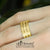 แหวนสแตนเลส สตีล สำหรับผู้หญิง เพิ่มความโดดเด่นด้วยผิวทราย (Sand Dust) ดีไซน์สวย รุ่น 555-R084 - แหวนสแตนเลส แหวนผู้หญิง แหวนสวยๆ