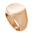 แหวนสแตนเลส หัวแหวนแบบหัวตัดรูปวงกลม ผิว Hairline สไตล์มินิมอล รุ่น MNC-R096 - แหวนผู้ชาย แหวนแฟชั่น