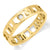 แหวนสแตนเลส สตีล ฉลุลวดลายเก๋ ตกแต่งเพชร CZ รุ่น MNC-R854 - แหวนผู้หญิง แหวนสวยๆ