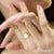 แหวนสแตนเลส สตีล ดีไซน์สวยคลาสสิค สไตล์แหวนเกลี้ยง เพิ่มความโดดเด่นด้วยเพชร CZ 3 แถว รุ่น MNC-R918 - แหวนสแตนเลส แหวนผู้หญิง แหวนแฟชั่น