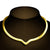 สร้อยคอสแตนเลส สตีล แบบ Collar Necklace ดีไซน์สวยเก๋ สไตล์มินิมอล รุ่น MNC-N338 - สร้อยคอแฟชั่น สร้อยคอผู้หญิง