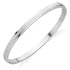 กำไลข้อมือแฟชั่น วงรีเปิด-ปิดได้ ผิวสัมผัสแบบผิวทราย รุ่น MNC-BG362 - กำไลข้อมือสแตนเลส กำไลข้อมือสวยๆ