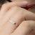 แหวนหน้าเล็กประดับ CZ สีขาว สไตล์ Mini Ring รุ่น MNC-R626 แหวนผู้หญิง แหวนคู่ แหวนคู่รัก เครื่องประดับ