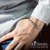กำไลข้อมือแฟชั่น สแตนเลส ลายสาน สำหรับผู้ชาย รุ่น MNC-BG317 - กำไลข้อมือสแตนเลส กำไลข้อมือสวยๆ