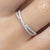 แหวนเงินแท้  Silver 925 ดีไซน์มินิมอล ก้านแหวนไขว้ เพชรสวิส รุ่น MD-SLR041 - แหวนผู้หญิง แหวนสวยๆ