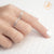 แหวนเงินแท้  Silver 925 ดีไซน์มินิมอล ก้านแหวนไขว้ เพชรสวิส รุ่น MD-SLR041 - แหวนผู้หญิง แหวนสวยๆ