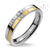 แหวนแฟชั่นสแตนเลส สตีล ประดับเพชร CZ สลักคำว่า Forever Love รุ่น 555-R033 - แหวนคู่ แหวนสวยๆ