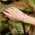 กำไลข้อมือสแตนเลส สตีล ดีไซน์สวย ทรงตัว C โดดเด่นด้วยผิวทราย (Sand Dust) รุ่น FSBG49 - กำไลข้อมือผู้หญิง กำไลข้อมือแฟชั่น