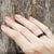 แหวนสแตนเลส ประดับด้วยเพชร CZ ดีไซน์ Unisex รุ่น MNC-R710-D - แหวนผู้หญิง แหวนผู้ชาย