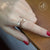 แหวนแฟชั่นสแตนเลส ลายเกลียว ประดับด้วยมุกเทียมเม็ดสวย ดีไซน์เก๋ รุ่น MNC-R733 - แหวนผู้หญิง แหวนสวยๆ