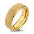 แหวนสแตนเลส ผิวสัมผัสแบบผิวทราย (Sand Dust) ดีไซน์คลาสสิค รุ่น MNC-R704 - แหวนผู้ชาย แหวนผู้หญิง