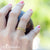 แหวนแฟชั่นผู้หญิง รูปคลื่น ประดับด้วยเพชร CZ ดีไซน์คลาสสิค รุ่น MNC-BRR010 - แหวนสวยๆ