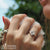 แหวนเงินแท้ รูปดาวหกแฉก ประดับเพชร CZ ดีไซน์สวยเก๋ รุ่น MD-SLR158 - แหวนแฟชั่น แหวนผู้หญิง