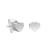 ต่างหูสตั๊ดสแตนเลส รูปหัวใจ น่ารัก สไตล์มินิมอล รุ่น MNC-ER1146 - ต่างหูผู้หญิง ต่างหูสวยๆ