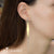 ต่างหูแบบห้อย รูปทรงคลาสสิก ตัวห้อยทรงสีเหลี่ยมข้าวหลามตัดแบบยาว ต่างหูแฟชั่นผู้หญิง รุ่น MNC-ER372