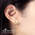 ต่างหูสตั๊ดสแตนเลส สตีล สไตล์มินิมอล รูป Hamsa รุ่น MNC-ER674 - ต่างหูแฟชั่น ต่างหูผู้หญิง