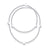 สร้อยคอลายโซ่ สตรีท แฟชั่น สแตนเลสสตีลแท้  ตกแต่งรูปหัวใจ สร้อยเลเยอร์เส้นยาวสวมใส่ได้ 2 แบบ รุ่น MNC-N361