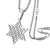 สร้อยคอพร้อมจี้ สแตนเลส สตีล แฟชั่น รูปดาวหกแฉก David star ดีไซน์ไม่เหมือนใคร รุ่น MNC-P951