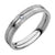 แหวนแฟชั่นสแตนเลส ผิวทราย (Sand Dust) ประดับเพชร CZ ดีไซน์ Unisex รุ่น MNC-R661 - แหวนผู้ชาย แหวนผู้หญิง