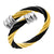 แหวนเกลียวแฟชั่น สแตนเลสสตีล แท้ ดีไซน์แหวนปรับขนาดได้แบบฟรีไซส์ Free size รุ่น MNC-R744