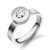 แหวนแฟชั่น สแตนเลสสตีลแท้ ดีไซน์สวยคลาสสิค ประดับเพชร CZ รุ่น MNC-R824