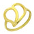 แหวนสแตนเลส แหวนแฟชั่น ดีไซน์แหวนเรียบๆลายหัวใจฉลุ Fashion Jewelry Women Ring รุ่น MNC-R900