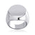 แหวนสแตนเลส หัวแหวนแบบหัวตัดรูปวงกลม สไตล์มินิมอล รุ่น MNC-R915 - แหวนผู้ชาย แหวนแฟชั่น
