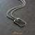Steel 316L Pendant with chain necklace จี้สำหรับผู้ชายดีไซน์เท่รูปรอยนิ้วมือ รุ่น MNP-243T -A (Steel)