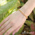 สร้อยข้อมือลาย Round link chain รุ่น MNC-BR387 -  สร้อยข้อมือแฟชั่น สร้อยข้อมือสวยๆ สร้อยข้อมือผู้หญิง