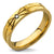 แหวนสแตนเลส สลักลายสวย หัวแหวนตกแต่งด้วยเพชร CZ รุ่น 555-R091 - แหวนแฟชั่น แหวนผู้ชาย แหวนผู้หญิง