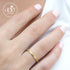 แหวน สแตนเลสสตีล แท้ Sand Dust Tiny Ring ผิวทราย ดีไซน์แบบเรียบง่าย รุ่น MNC-R691