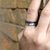 แหวนแฟชั่นสแตนเลส แหวนโค้ง สไตล์มินิมอล ดีไซน์เท่ห์ รุ่น MNR-318T - แหวนผู้ชาย แหวนสแตนเลส