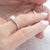 แหวนเงินแท้  Silver 925 ดีไซน์ แหวนเพชรชู เพชรสวิส Princess Cut รุ่น MD-SLR016