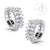 ต่างหูเงินแท้ ดีไซน์ต่างหูเพชรสวิส เครื่องประดับ ต่างหูแฟชั่น รุ่น MD-SLER032 Sterling Silver 925 Fashion Jewelry Women Earrings ดีไซน์ ต่างหูห่วง ดีไซน์คลาสสิค
