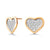 ต่างหูสตั๊ดสแตนเลส รูปหัวใจ ฉลุลายสวย รุ่น MNC-ER300 - ต่างหูแฟชั่น ต่างหูผู้หญิง