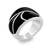 แหวนดีไซน์สวยงาม รุ่น MNC-R079-A  (Black)