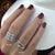แหวนเงิน แหวนแฟชั่น แหวนเงินแท้ ประดับด้วย เพชรสวิส CZแหวนดีไซน์สวยหรู แบบคลาสสิคสวยเป็นประกาย รุ่น EVE-R36