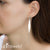 ต่างหูแบบห้อย รูปทรงคลาสสิก ตัวห้อยทรงสีเหลี่ยมข้าวหลามตัดแบบยาว ต่างหูแฟชั่นผู้หญิง รุ่น MNC-ER372