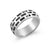 แหวนสแตนเลสสองชั้น ชั้นบนฉลุลายเก๋ คลาสสิค  รุ่น 555-R038 - แหวนผู้ชาย แหวนแฟชั่น แหวนแฟชั่นชาย