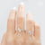 แหวนเงินแท้  Silver 925 ดีไซน์แฟนซีรูปโบว์ Ribbon Ring ประดับเพชรสวิส รุ่น MD-SLR037