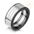 แหวนสแตนเลส สตีล สไตล์คลาสสิค ดีไซน์เก๋ รุ่น 555-R002 - แหวนผู้ชาย แหวนแฟชั่น แหวนแฟชั่นชาย